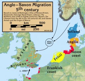 anglo saxon migration