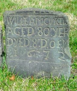 grave of William Curtis